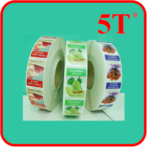 Green and Healthy Plastic Adhesive Labels for Fruits Sales Promotion