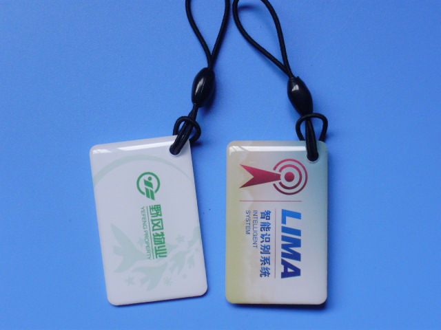 Glossy Epoxy Resin Stickers Used as Hang Tags 