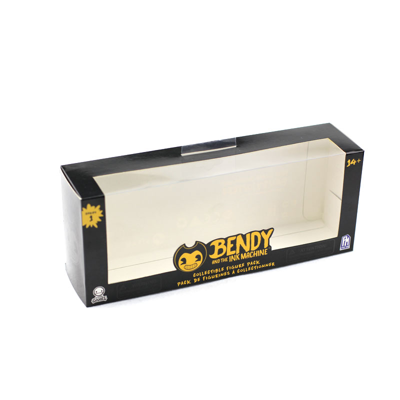 Window and Self-contained Transparent Hook Custom Glossy Finish Paper Box